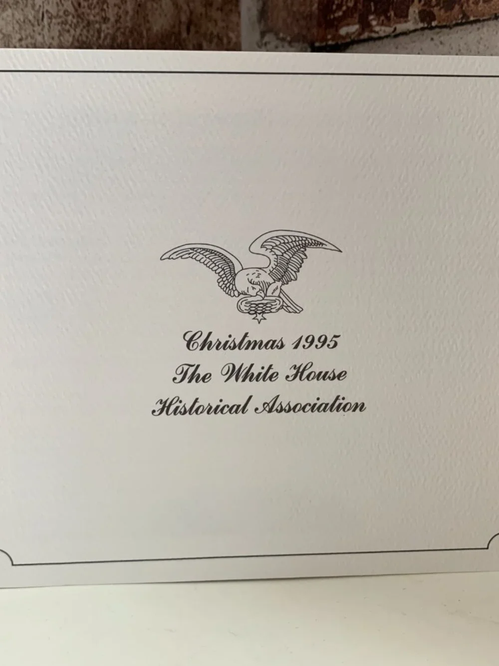 1995 Annual White House Christmas Ornament
